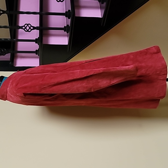 Anonymous John Carlisle Red Leather Jacket - SZ L - Picture 4 of 10